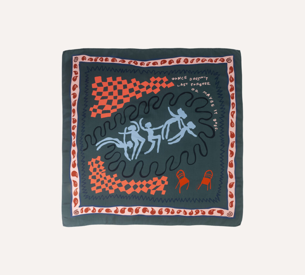 Aiko silk scarf - Image 4