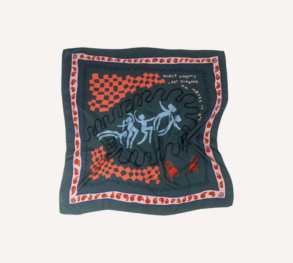 Aiko silk scarf - Image 2