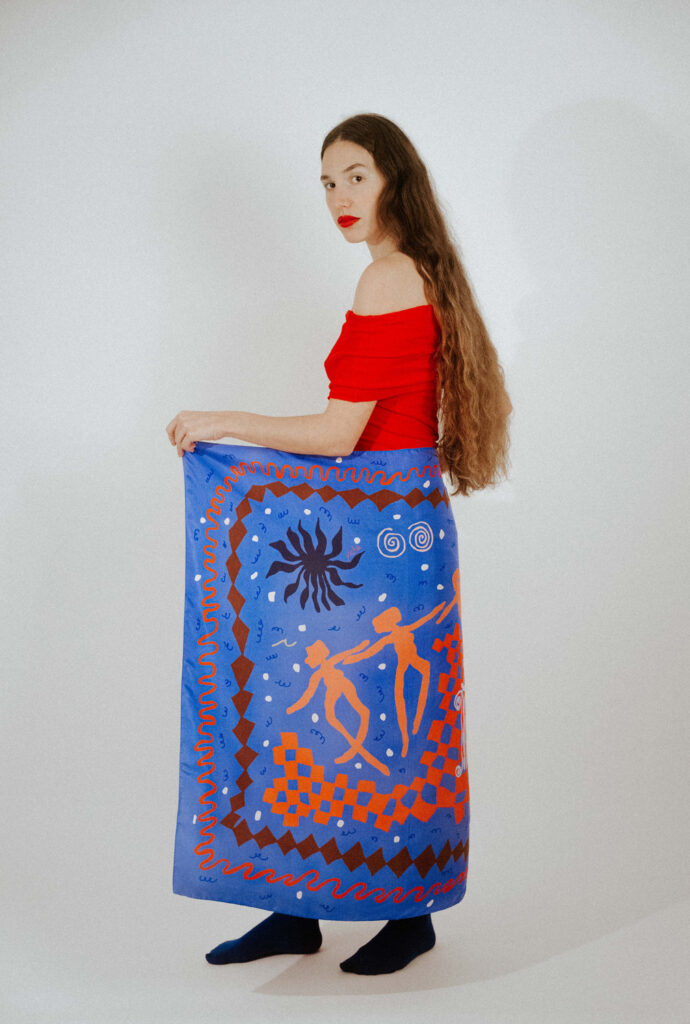 Fuku silk scarf - Image 5