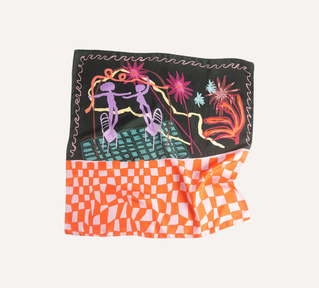 Hanae silk scarf - Image 2