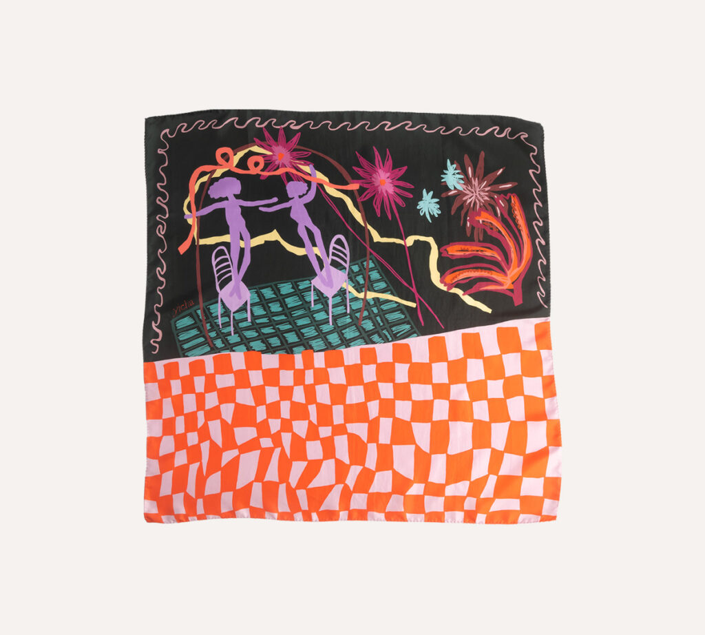 Hanae silk scarf - Image 4