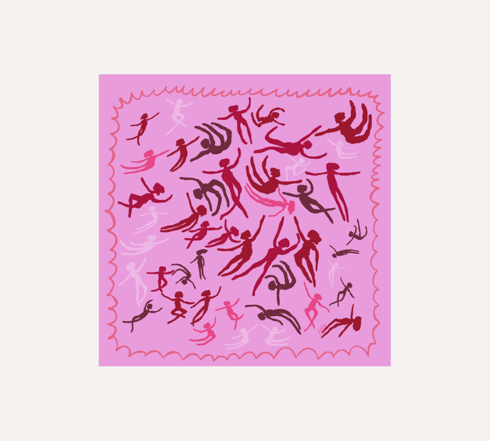 Kei silk scarf