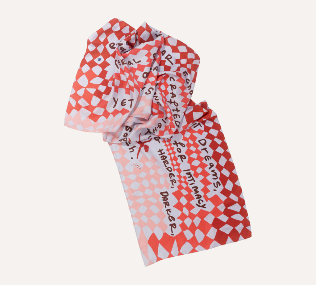 Soft Touch long silk scarf - Image 2