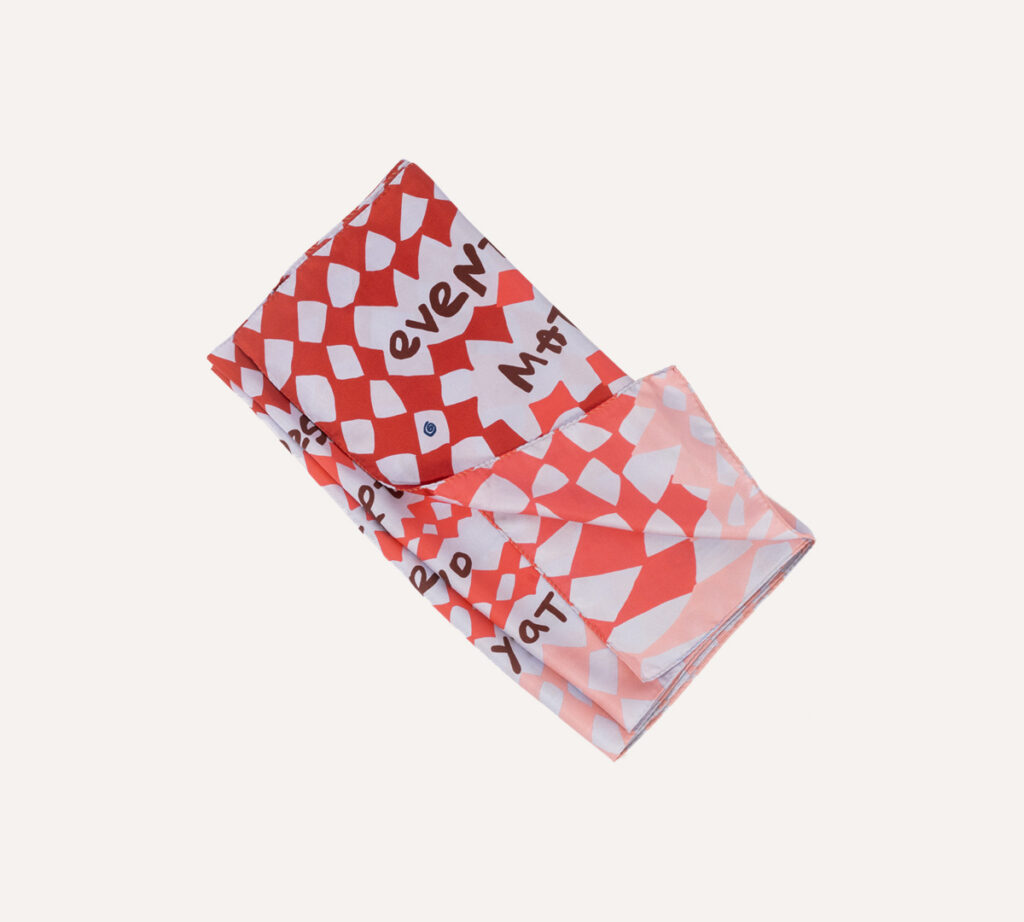 Soft Touch long silk scarf - Image 3